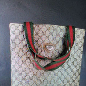Gucci Vintage Supreme Web GG Tote